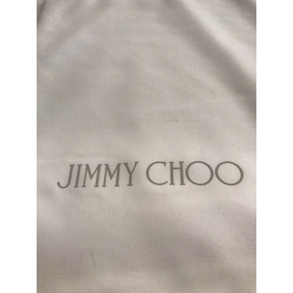 Jimmy Choo Storage Drawstring Dust Bag White 14" … - image 3